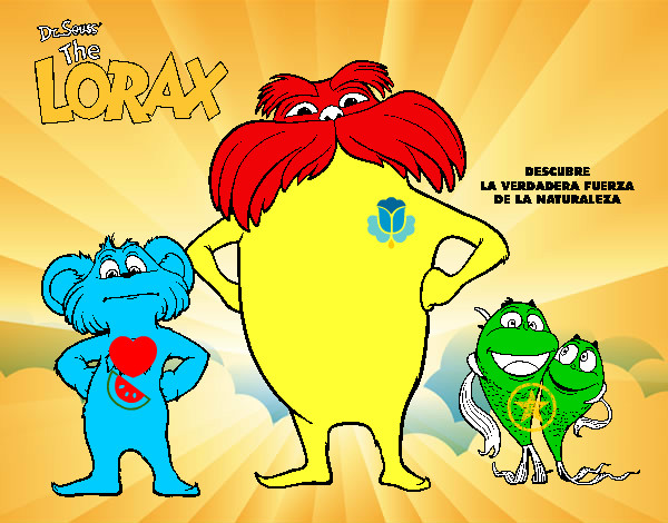 Dibujo Lorax y sus amigos pintado por Pabloluis