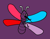 Dibujo Mosquito con grandes alas pintado por luciana_1D