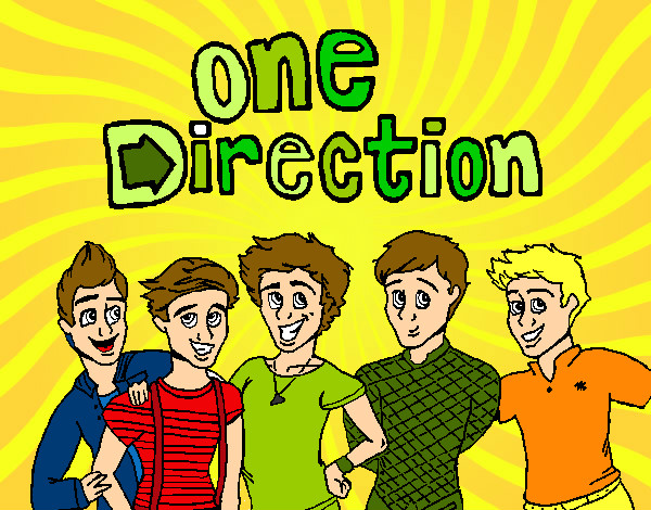 Dibujo One Direction 3 pintado por marijos-