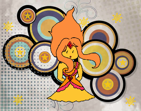 Dibujo Princesa Chicle diamante pintado por PFlama