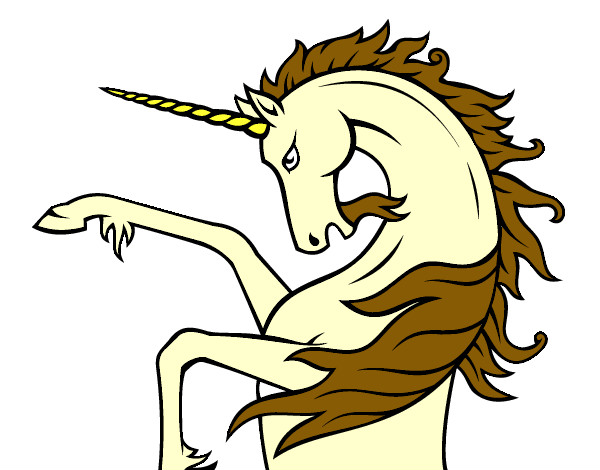 Dibujo Unicornio salvaje pintado por nanchi