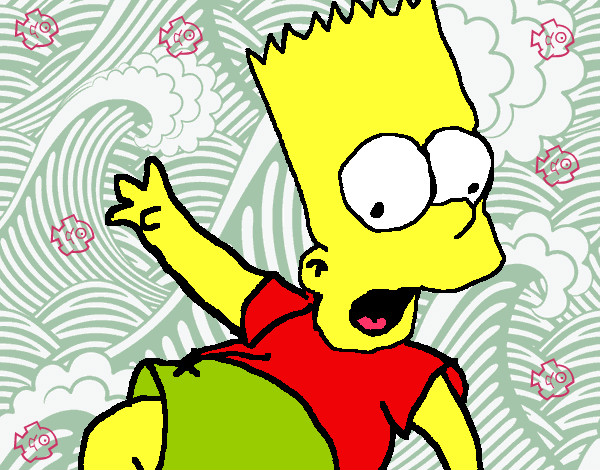 Dibujo Bart 2 pintado por chicacool