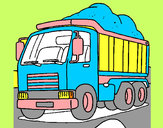 Dibujo Camión de carga 1 pintado por frankeli