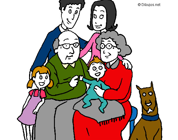 Dibujo Familia pintado por sara99