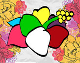 Dibujo Flor de lagunaria pintado por mayleen 