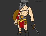 Dibujo Gladiador pintado por death321