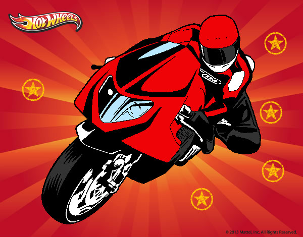 Dibujo Hot Wheels Ducati 1098R pintado por savador