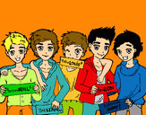 Dibujo Los chicos de One Direction pintado por raiane