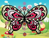 Dibujo Mariposa bonita pintado por aldu007