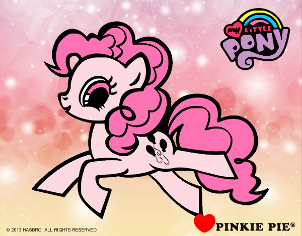 Dibujo Pinkie Pie pintado por abey  