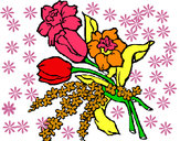 Dibujo Ramo de flores pintado por humberliz