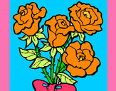 Dibujo Ramo de rosas pintado por Megurine 