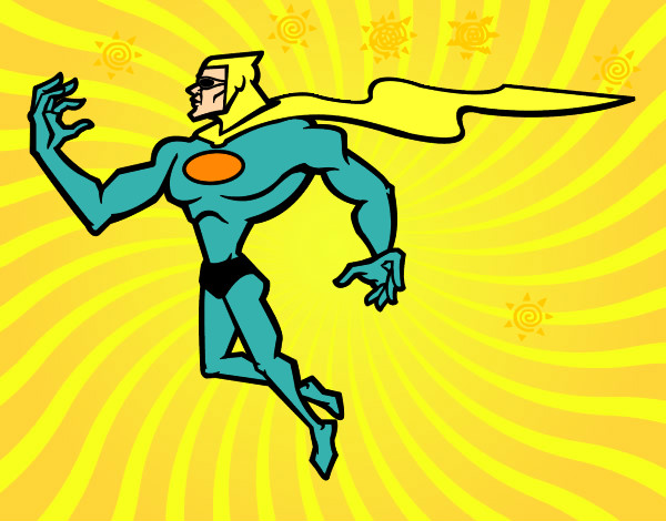Dibujo Superhéroe poderoso pintado por Jackfrost
