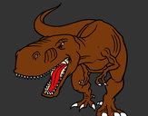 Dibujo Tiranosaurio Rex enfadado pintado por yolita22