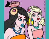 Dibujo Barbie y su amiga 1 pintado por ian020305