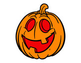 Dibujo Calabaza de Halloween pintado por linus333