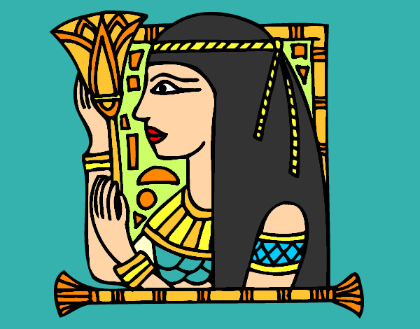 Dibujo Cleopatra pintado por maca21