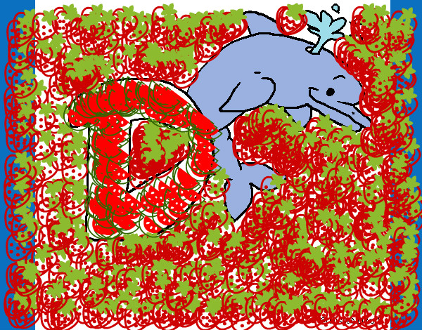 Dibujo Delfín 1 pintado por LAPROGAMER