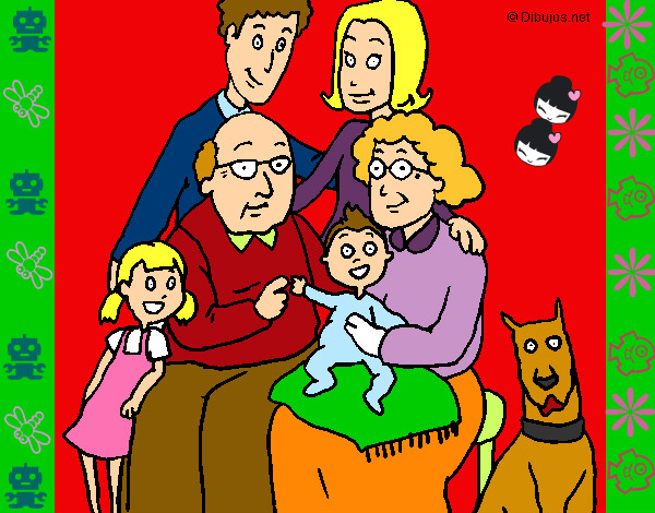 Dibujo Familia pintado por celennaa