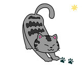 Dibujo Gato vago pintado por natmi06