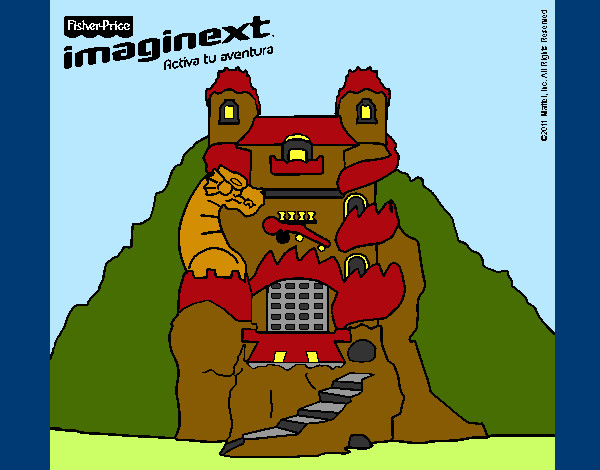 Dibujo Imaginext 12 pintado por arevalo