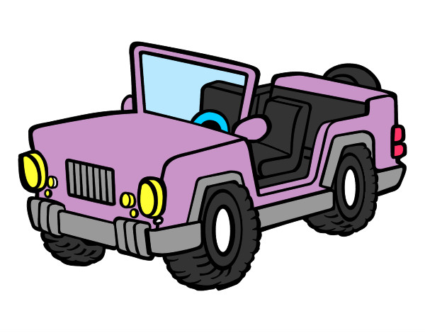 Dibujo Jeep pintado por giselle508