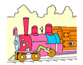 Dibujo Locomotora pintado por cayo