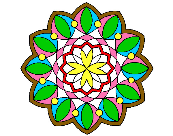 Dibujo Mandala 20 pintado por NISPOPI