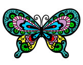 Dibujo Mariposa bonita pintado por ranasarag