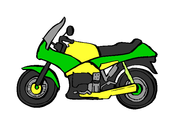 Dibujo Motocicleta pintado por diomar