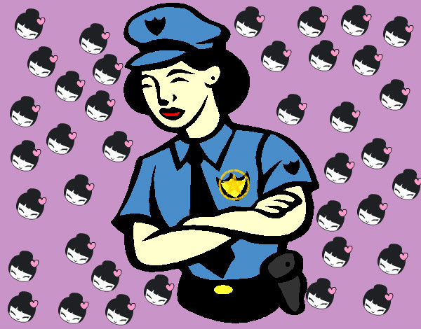Dibujo Mujer policía pintado por mararusher