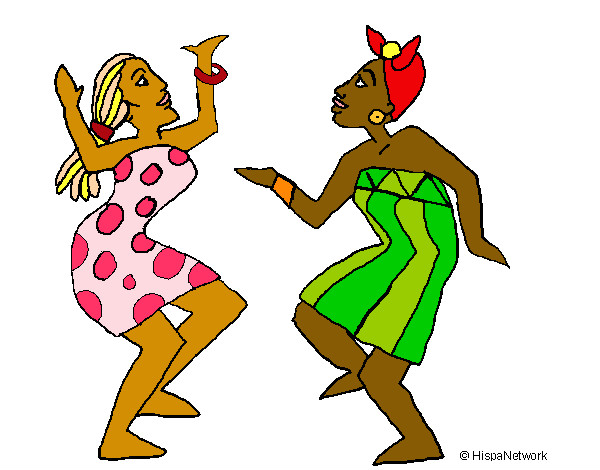 Dibujo Mujeres bailando pintado por Julietango