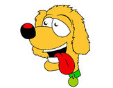 Dibujo Perro con la lengua fuera II pintado por Gabita11