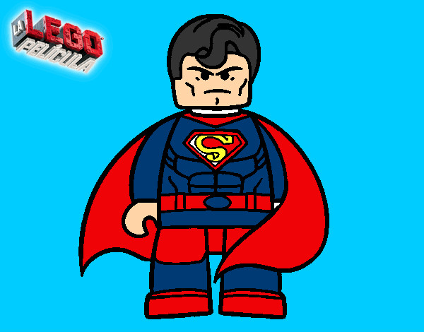 Dibujo Superman superheroe pintado por valentinot