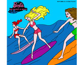 Dibujo Barbie de nuevo con sus amigas pintado por jackelin12