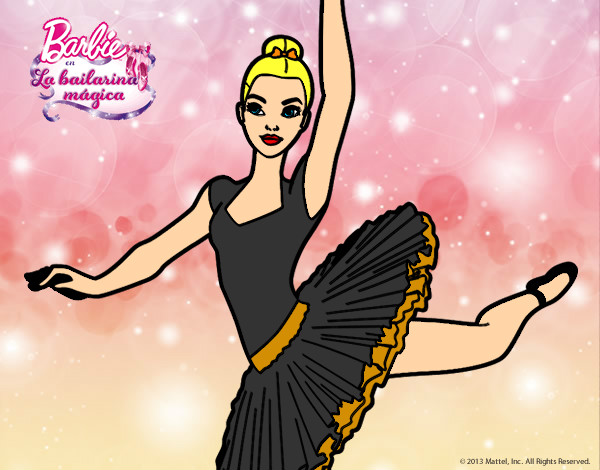 Dibujo Barbie en segundo arabesque pintado por jackelin12