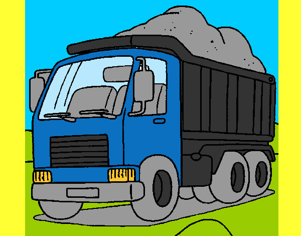 Dibujo Camión de carga 1 pintado por scott124