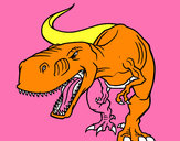 Dibujo Dinosaurio enfadado pintado por Victoritaa