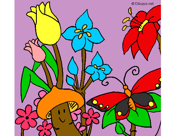 Dibujo Fauna y flora pintado por asdfjfnioi