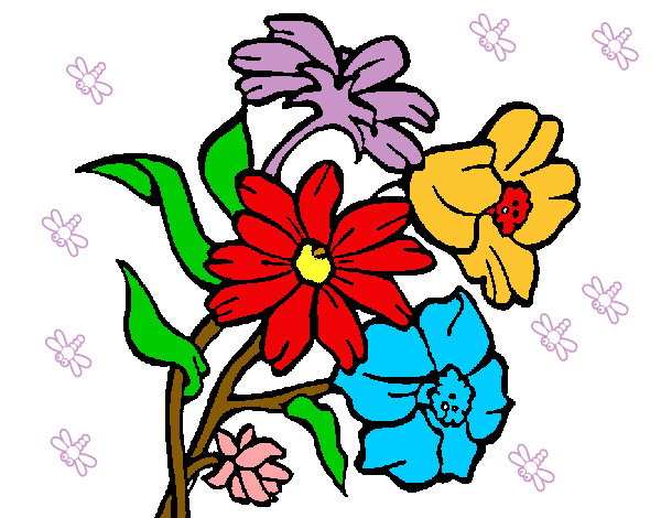 Dibujo Flores pintado por yoshua 