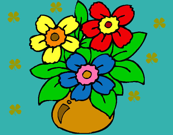 Dibujo Jarrón de flores pintado por yoshua 