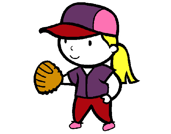 Dibujo Jugadora de béisbol pintado por AMARIS