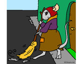 Dibujo La ratita presumida 1 pintado por evepoteri1