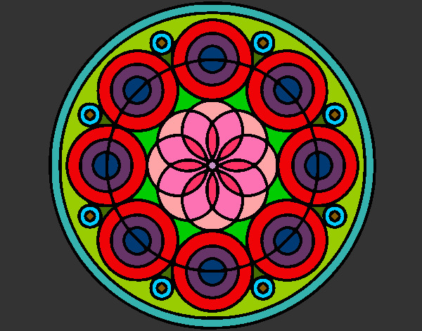 Dibujo Mandala 35 pintado por kamiilah