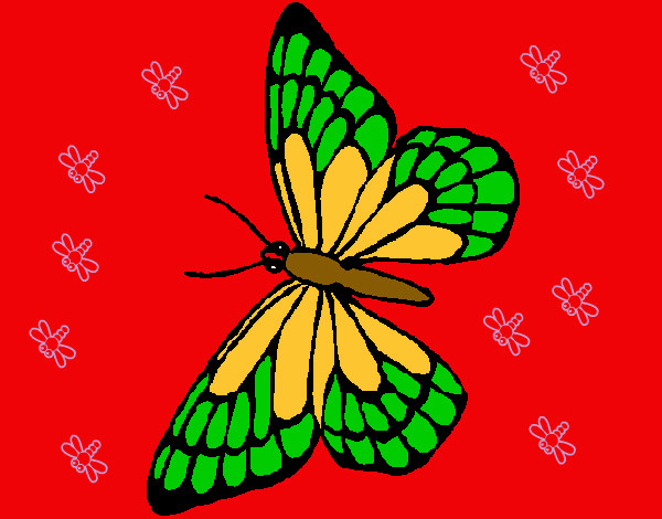 Dibujo Mariposa 10 pintado por yoshua 