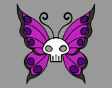 Dibujo Mariposa Emo pintado por rocio8822