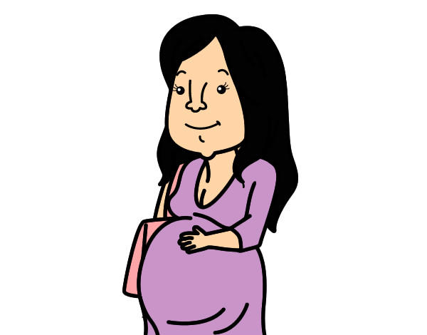 Dibujo Mujer embarazada pintado por Mary_22