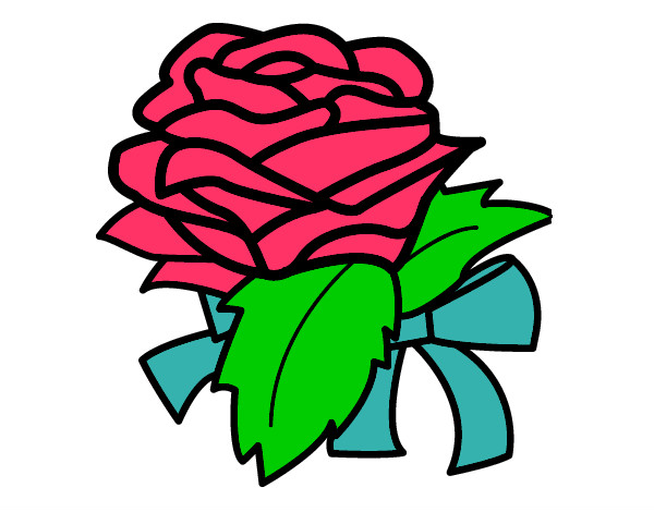 Dibujo Rosa, flor pintado por Anna1973