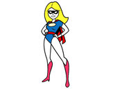 Dibujo Superheroina pintado por Anna1973