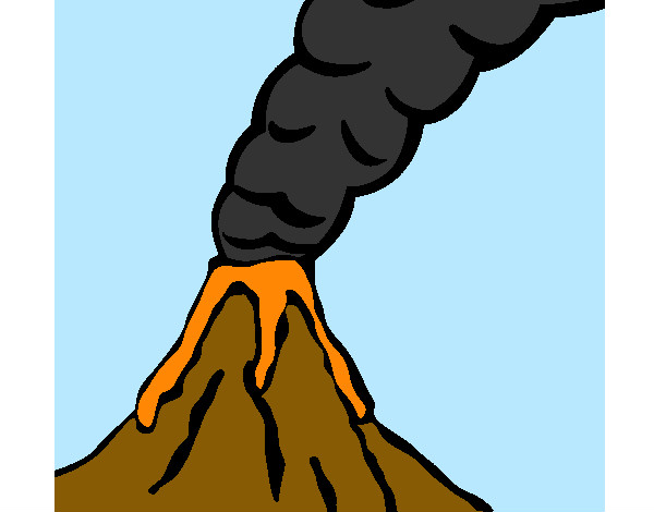 Dibujo Volcán pintado por 122334455